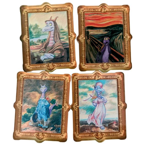 Disney Epcot International Festival of the Arts Figment Magnet Set - Picture 1 of 8
